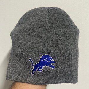 Detroit Lions Skullie Beanie Headgear Grey NFL Football